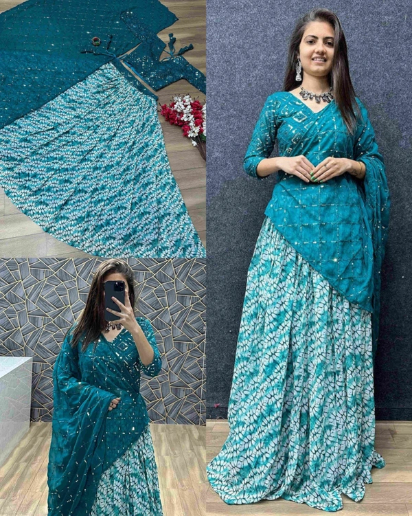 Trendy Lehenga - XL, Purple (3)