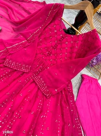 PARTY WEAR LOOK GOWN - XL, Wine