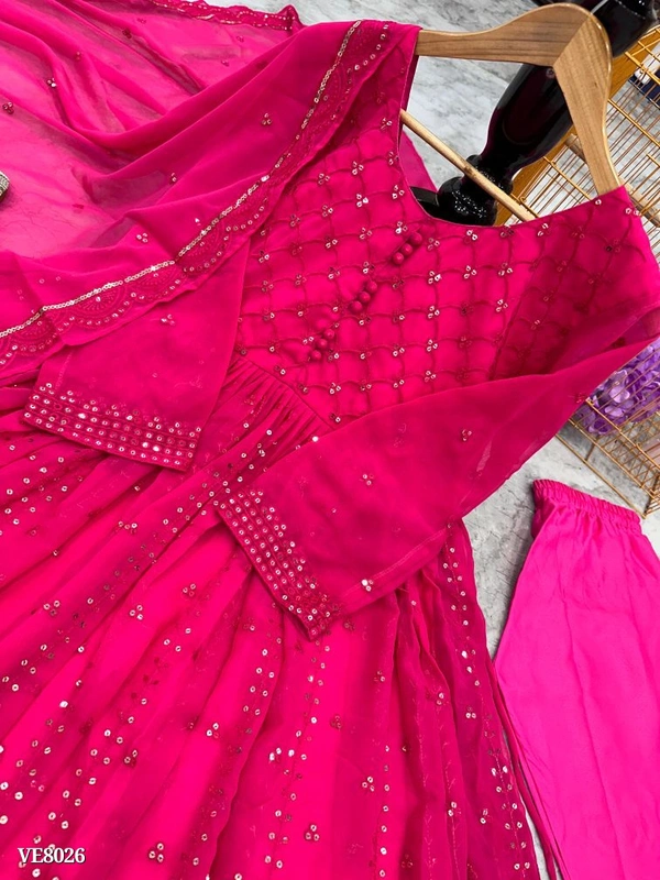 PARTY WEAR LOOK GOWN - XL, Wine