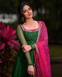 Star Pretty Look Kurti Dupatta Set - 2XL, Black