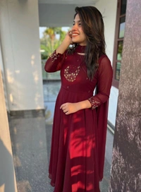 New Launching Super Hit beautiful gown with duppata  - 2XL