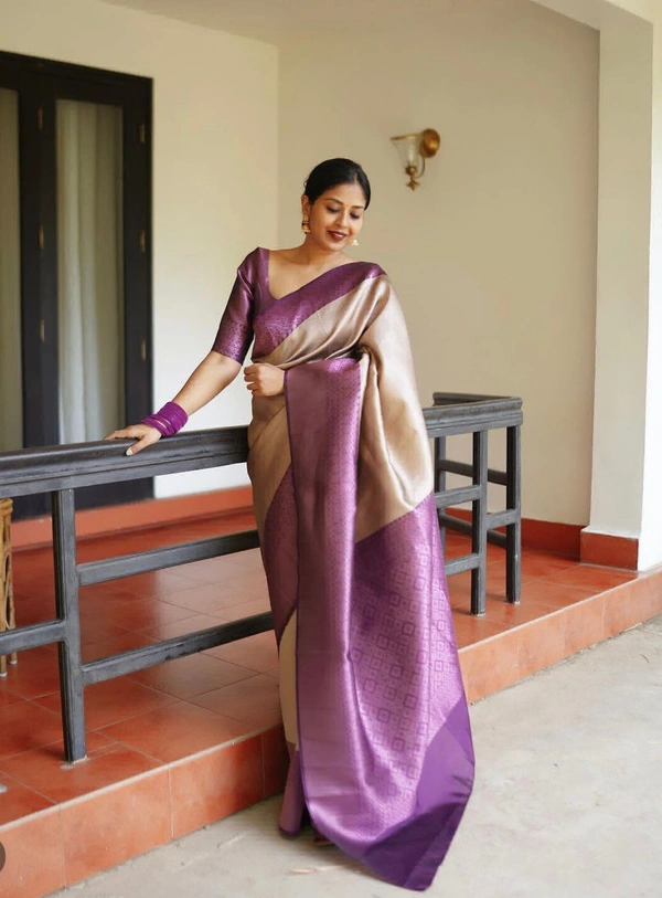Unique Colour Saree - Free Size