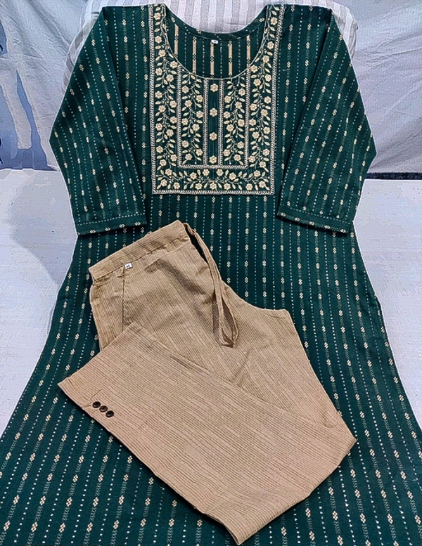 Daily wear Kurta sets - Black, 3XL