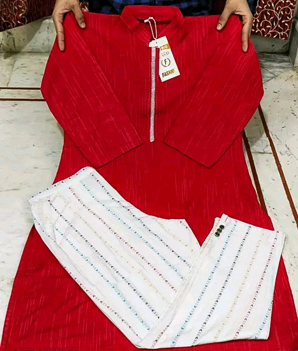 Khadi cotton daily wear kurta sets - XL