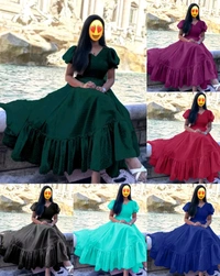 Celebrity Trendy Gown - Black, XL