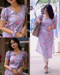 Stylish kurti - White, S