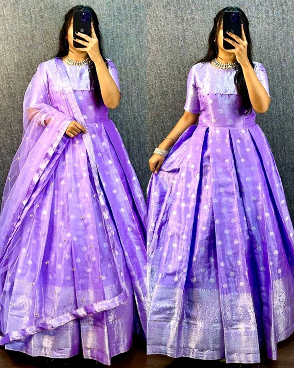 TRENDY UPCOMING PONGAL COLLECTION - Violet, L
