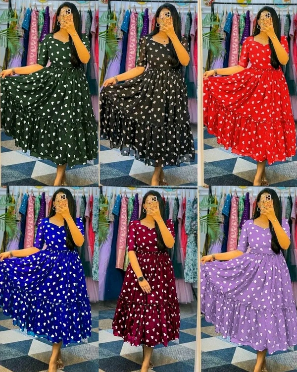 Lunching New Super Stylish And Trendy Maxi - Mauve, L