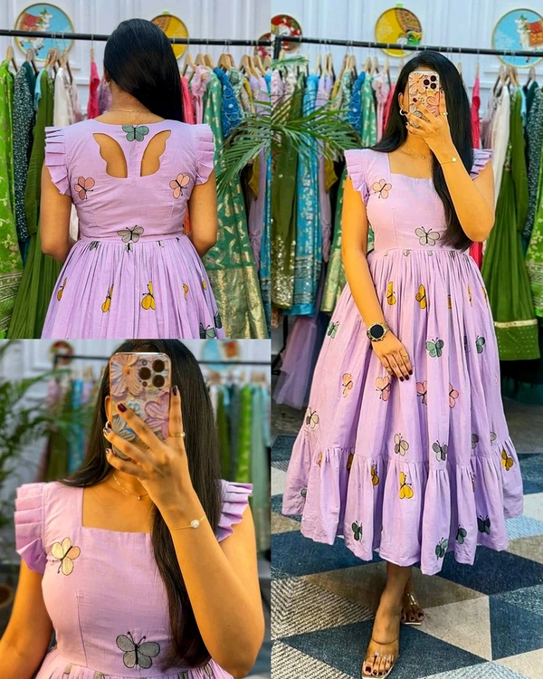 Lunching New Super Stylish And Trendy Maxi - Mauve, 3XL