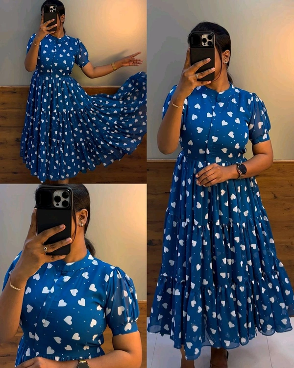 Valentine’s Day special Heart Midi - Fun Blue, 4XL