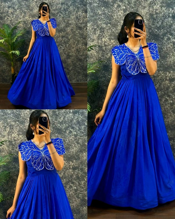 NEW LAUNCHING BUTTERFLY ๐ฆ MOM DAUGHTER Combo ( SEPERATE order) - Blue, 2XL