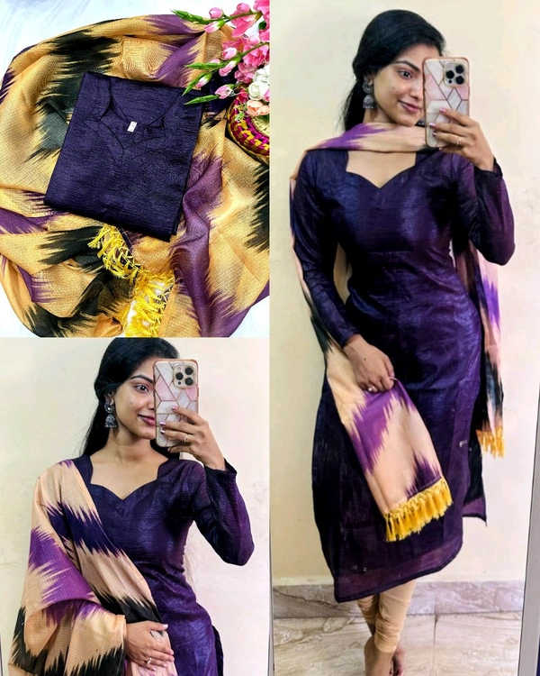 New launch fandy crush kurti with dupatta - Cherry Pie, M