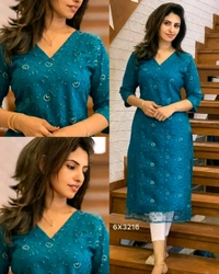 New launching festival special kurti - Coral, S
