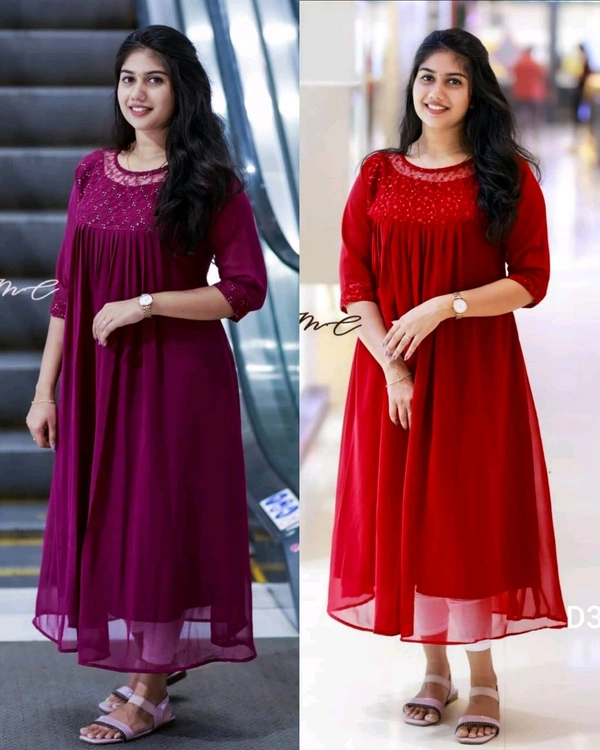 Trendy Creation kurti - Purple, M