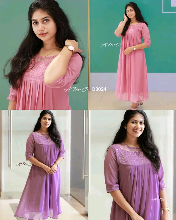 Trendy Creation kurti - Pink, XL
