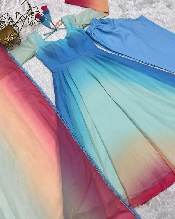 Pretty Elegant Women Dresses - Blue, 2XL