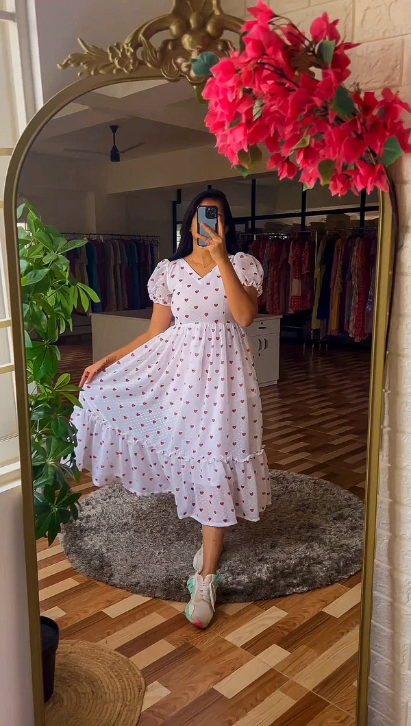 Red Heart Gown - M