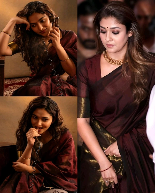 kayadu lohar & Nayan mam saree Recreation 😍 - Unstitched