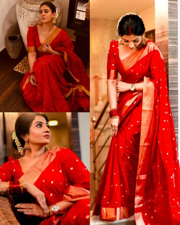 Nayanthara mam inspired Organza soft saree
