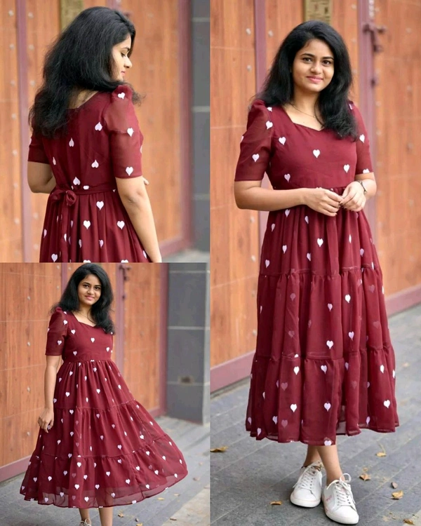 The beautiful heart ❤️ Midi perfect pretty fit for Party Wear 