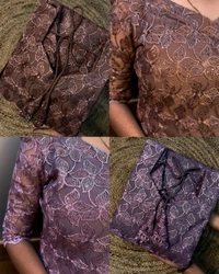 Trendy Kurti + dupata - Wine, S