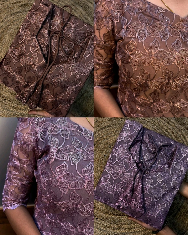 Trendy Kurti + dupata - Choco, 3XL