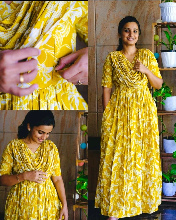 MAXI STYLE FEEDDING WITH DUPATTA ATTACHED
- 3XL