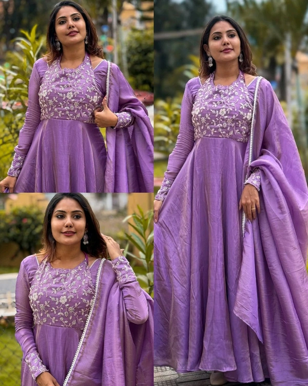 Purple Love 💜With its luxurious fabric and eye-catching details - M