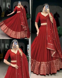 READY TO WEAR TRENDY LEHENGA - Ripe Plum, S