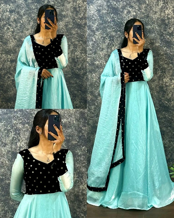 NEW LAUNCHING BEAUTIFUL PARTY WEAR
- Sky Blue, XL
