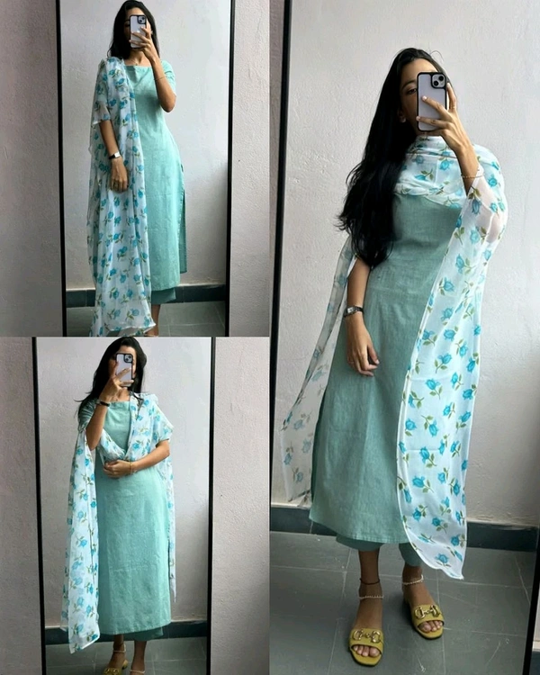 Trendy Beautiful Women Kurta Set - M