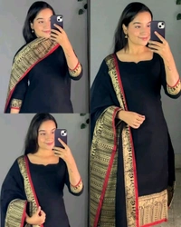 New Super Trendy Traditional Outfit - Green, S