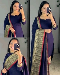 New Super Trendy Traditional Outfit - Green, S