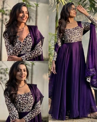 Embroidery Beautiful Thread Work All Over the Yok - S