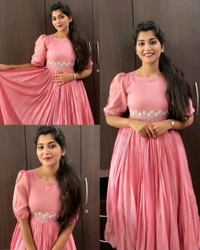 Trendy Elegance Summer Special Maxi Gown - Yellow, M