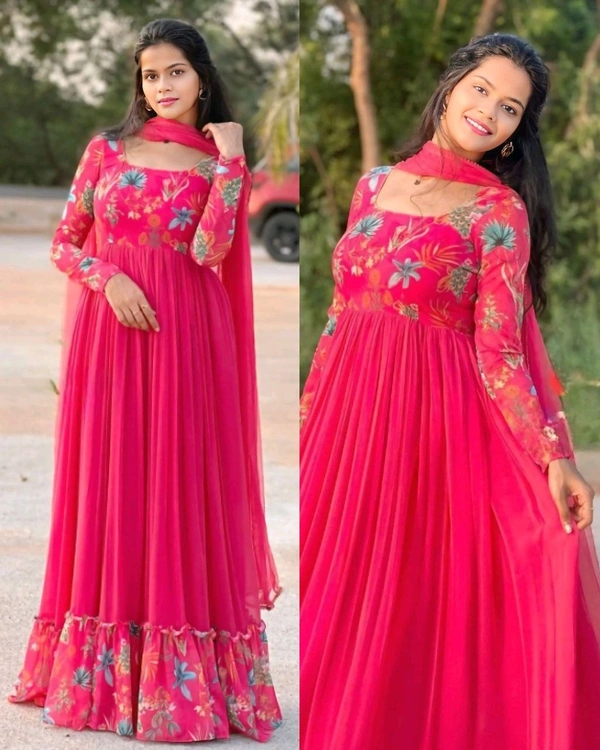 New Design Includes Flared Kurta & Dupatta Set
- Wild Watermelon, S