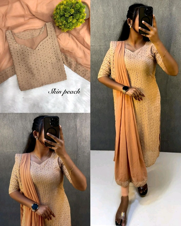 Launching simple & Elegant premium cotton hakoba kurti with six beautiful - Hot Pink, S