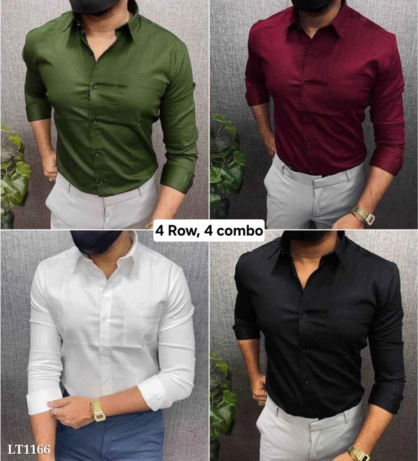 4 Piece shirt Combo - 1 Row Combo, M
