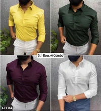4 Piece shirt Combo - 3rd row combo, L