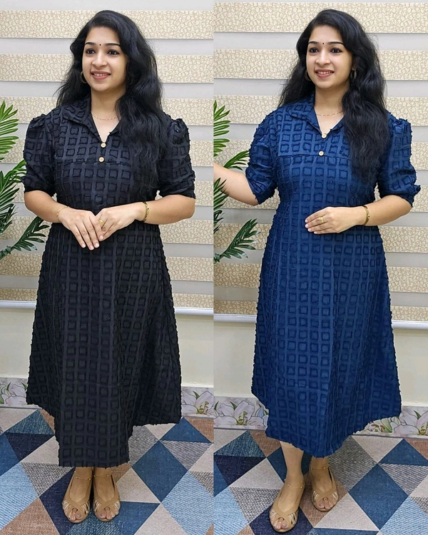 Trendy Elegant Women Dresses - S, Blue