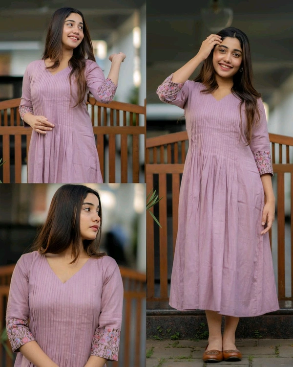 New latest and trendy embroidered Designer Gown - Thistle, S