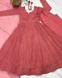 Trendy New Anarkali Arrives Fully Stitched Ready to Wear - M