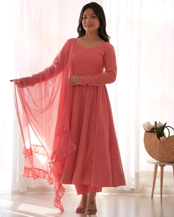 Trendy New Anarkali Arrives Fully Stitched Ready to Wear - M
