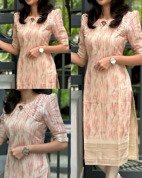 Pretty Premium Kurti - Coconut Cream, XS