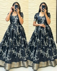 KalamKari PRINTED PRESENT WEDDING GOWN COLLECTION
- Cardinal Pink, L