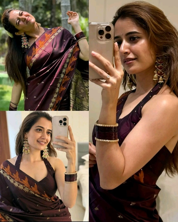 FANCY JACQUARD SAREE
- Free Size