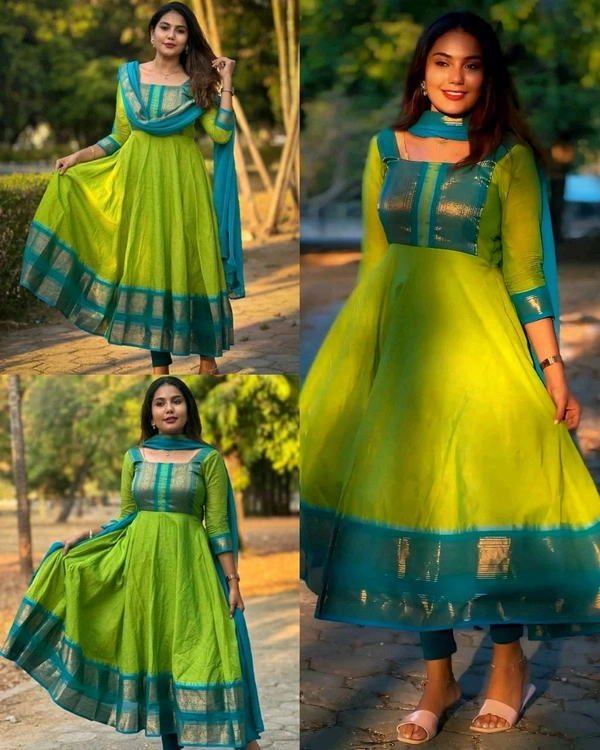 New Super Trendy Traditional Outfit - Green, M