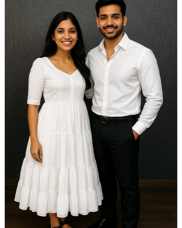 Classy Couple Combo - ORDER SEPARTE - White Women, S