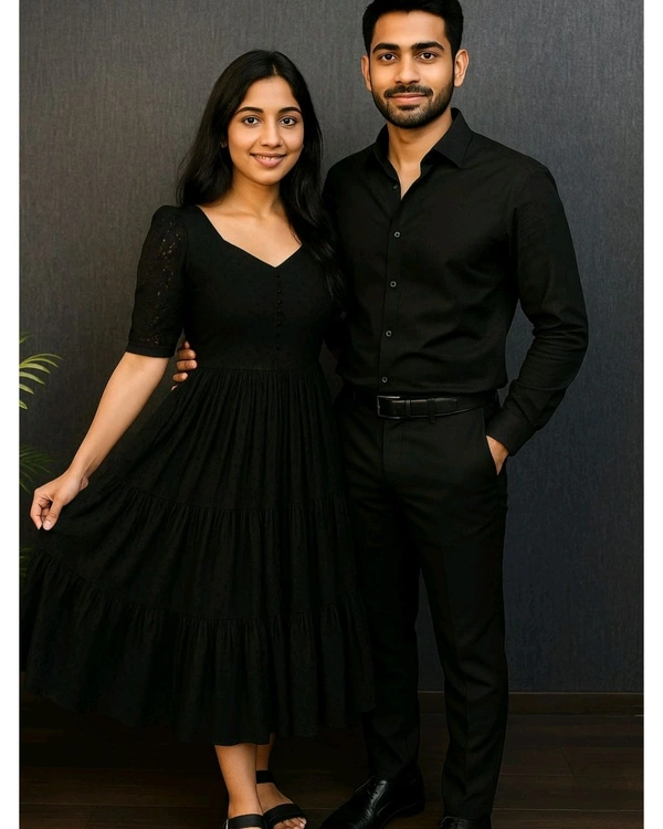 Classy Couple Combo - ORDER SEPARTE - Black Men, XL