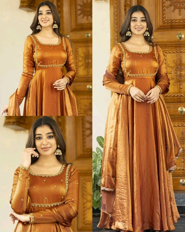 UPCOMING WEDDING SERIES GOWN WITH DUPATTA - M